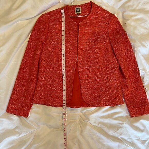 Anne Klein Blazer - Orange Size 2 - Picture 2 of 9